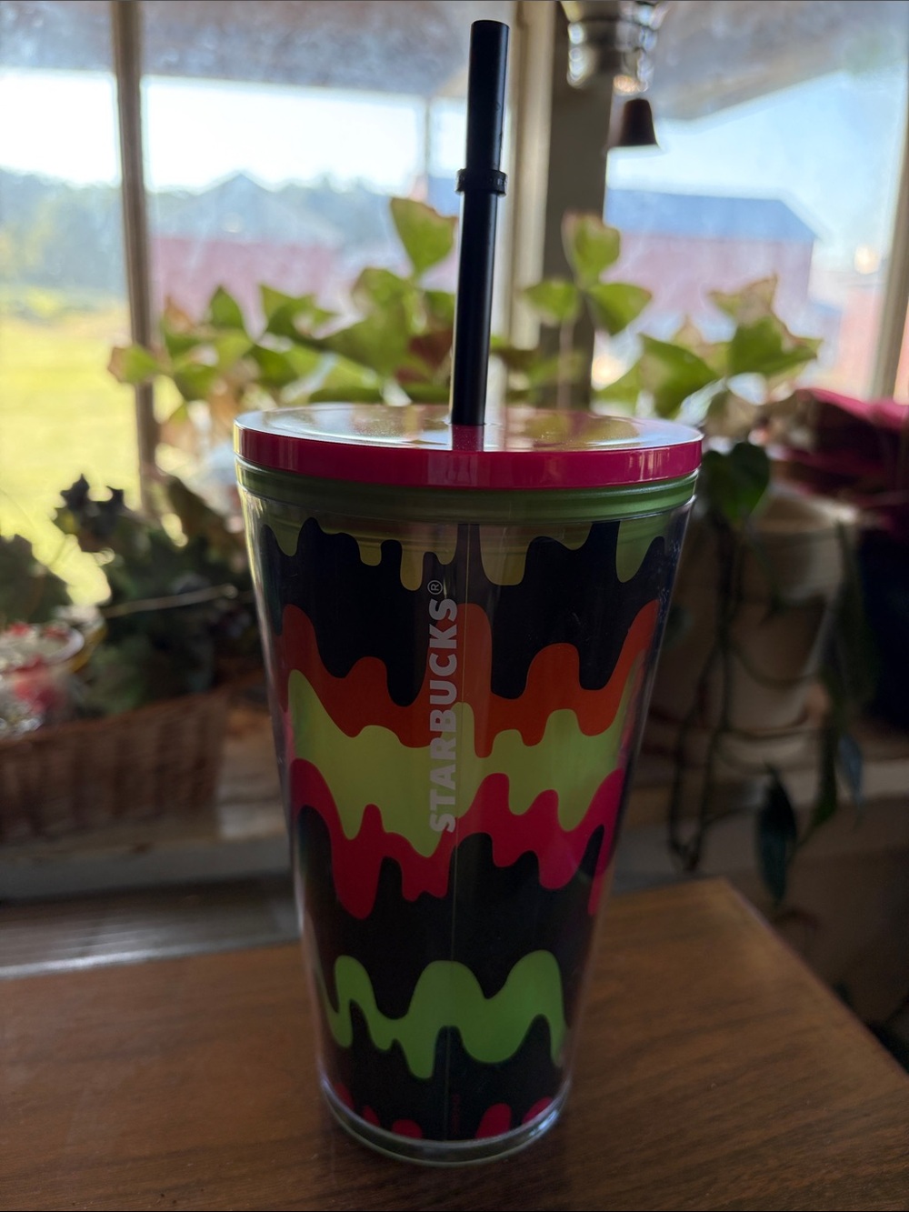 Starbucks 2023 Fall Halloween Glow In The Dark Grande Tumbler